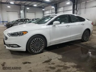 2018 Ford Fusion Titanium with VIN 3FA6P0D9XJR155001, listed as a Copart auction lot 47073445 with 102,059 mi miles and Salvage Title. Bid and sale history available at carsss.com. Image 1.