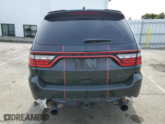 2021 Dodge Durango SRT Hellcat with VIN 1C4SDJH98MC689327, listed as a Copart auction lot 52169015 with 53,009 mi miles and Salvage title. Bid and sale history available at DreamBid. Image 6.