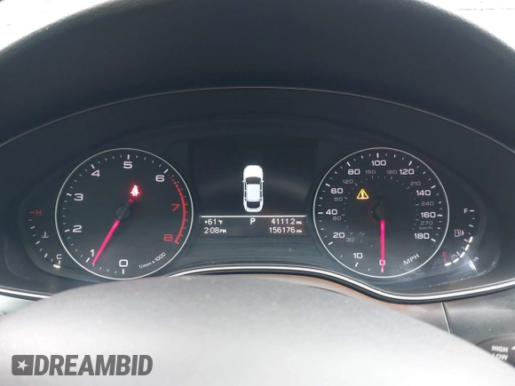 2012 Audi A7 Prestige with VIN WAUWGAFC9CN141568, listed as a IAAI auction lot 41912023 with 156,176 mi miles and . Bid and sale history available at DreamBid. Image 7.