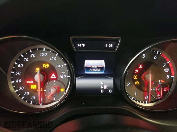 2016 Mercedes-Benz CLA with VIN WDDSJ4EB5GN375554, listed as a Copart auction lot 48979023 with 113,733 mi miles. Bid and sale history available at carsss.com. Image 9.