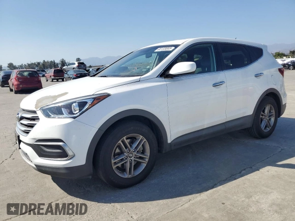 2018 Hyundai Santa Fe 2.4L with VIN 5NMZT3LB6JH098059, listed as a Copart auction lot 66133005 with 62,963 mi miles and Clean title. Bid and sale history available at DreamBid. Image 1.