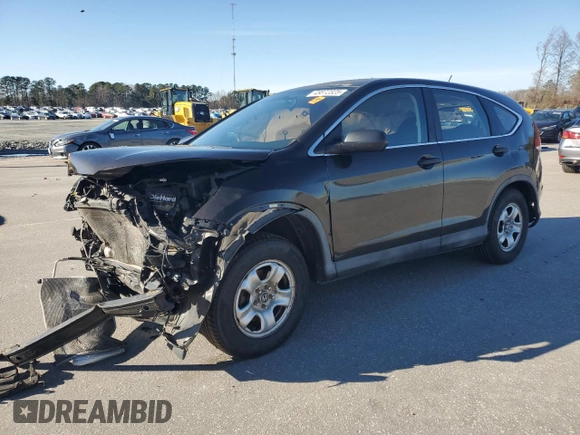 2014 Honda CR-V LX with VIN 5J6RM4H34EL034007, listed as a Copart auction lot 45872325 with 187,444 mi miles and Salvage Title. Bid and sale history available at DreamBid. Image 1.