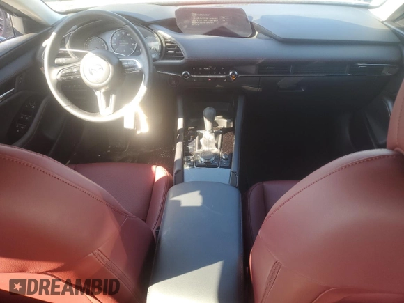 2025 Mazda 3 S Carbon Edition with VIN JM1BPBCM0S1757508, listed as a Copart auction lot 44410305 with 358 mi miles and Salvage Title. Bid and sale history available at DreamBid. Image 8.