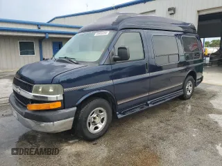 2006 Chevrolet Express Cargo YF7 Upfitter z VIN 1GBFG15T161110173, wystawiony jako Copart lot #66686594 z przebiegiem 217 375 mil mil oraz Szkoda całkowita • Salvage title. Historia ofert i sprzedaży dostępna na DreamBid. Obrazek 1.