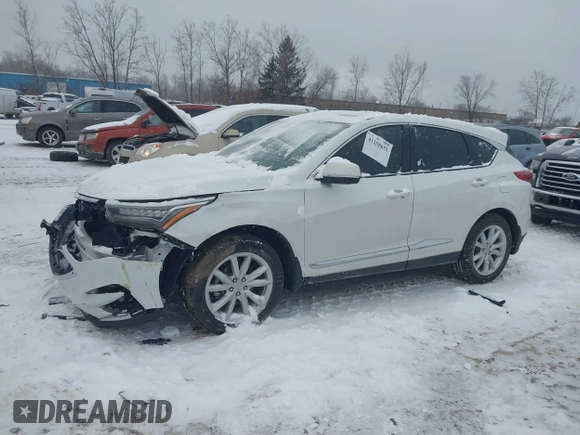 2021 Acura RDX with VIN 5J8TC2H38ML030755, listed as a IAAI auction lot 41258651 with 58,008 mi miles. Bid and sale history available at carsss.com. Image 14.