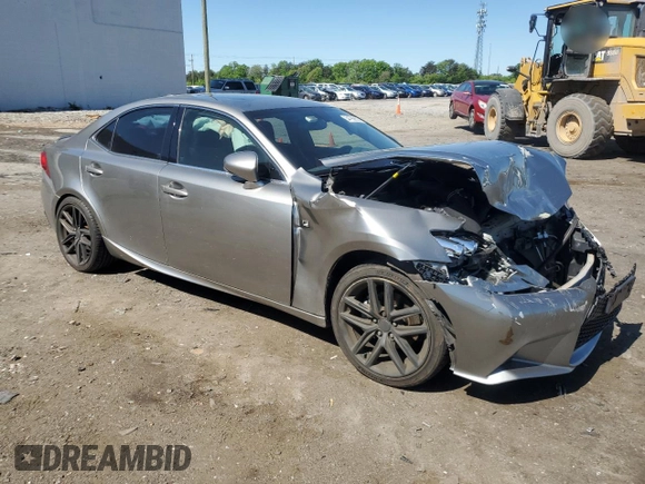 2015 Lexus IS 250 with VIN JTHCF1D20F5029733, listed as a Copart auction lot 54799855 with 61,185 mi miles and Salvage title. Bid and sale history available at DreamBid. Image 4.