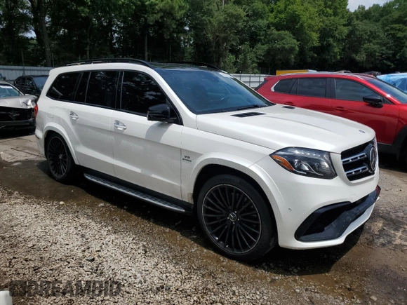 2018 Mercedes-Benz GLS with VIN 4JGDF7FE0JB109409, listed as a Copart auction lot 63610364 with 108,787 mi miles and Salvage Title. Bid and sale history available at carsss.com. Image 4.