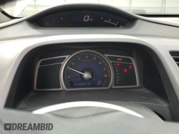 2011 Honda Civic LX with VIN 2HGFA1F59BH309708, listed as a Copart auction lot 53485515 with 215,954 mi miles and Salvage Title. Bid and sale history available at DreamBid. Image 9.