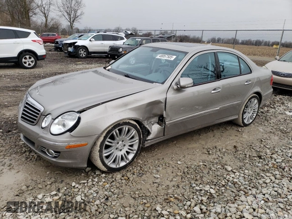2007 Mercedes-Benz E-Class 3.5L with VIN WDBUF87X17B123174, listed as a Copart auction lot 48057505 with 117,666 mi miles and Salvage Title. Bid and sale history available at carsss.com. Image 1.