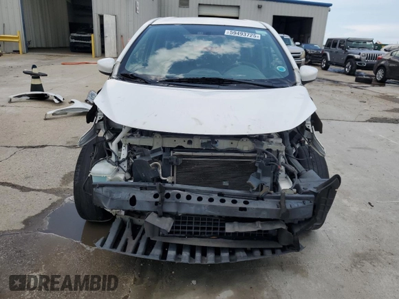 2017 Nissan Note S Plus with VIN 3N1CE2CP1HL367915, listed as a Copart auction lot 59493725 with 94,023 mi miles and Salvage title. Bid and sale history available at DreamBid. Image 5.