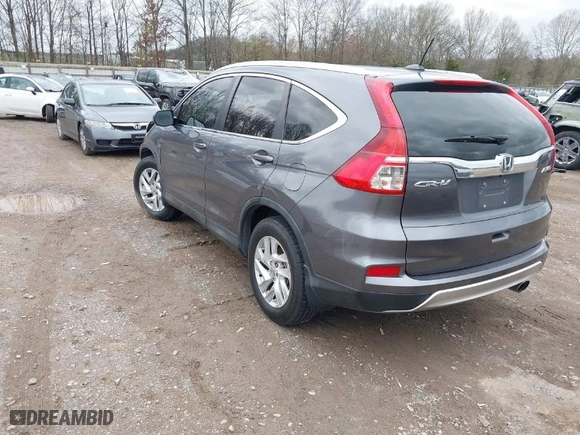2016 Honda CR-V EX-L with VIN 2HKRM4H75GH616942, listed as a IAAI auction lot 41838107 with 158,521 mi miles. Bid and sale history available at carsss.com. Image 3.