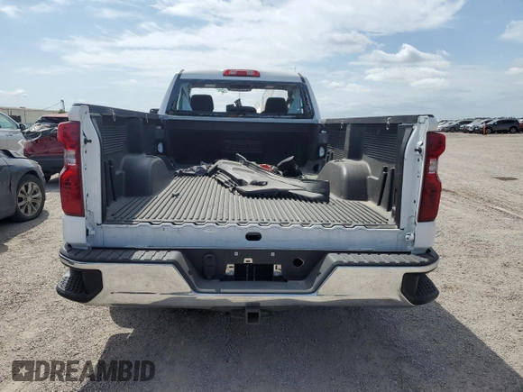 2024 Chevrolet Silverado 1500 Work Truck with VIN 3GCNAAED8RG381321, listed as a Copart auction lot 53080045 with 8,806 mi miles and Salvage Title. Bid and sale history available at carsss.com. Image 6.
