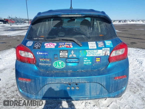 2020 Mitsubishi Mirage ES z VIN ML32A3HJ9LH007588, wystawiony jako IAAI lot #41636566 z przebiegiem 53 444 mil mil oraz . Historia ofert i sprzedaży dostępna na DreamBid. Obrazek 16.