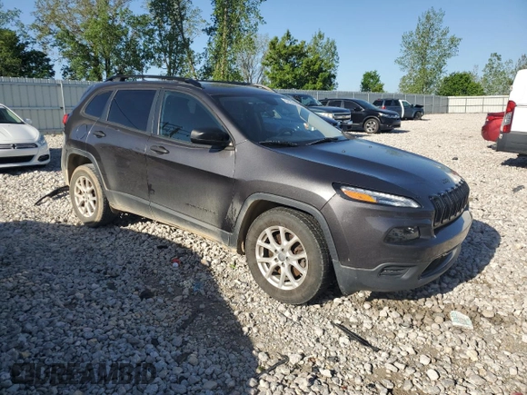 2017 Jeep Cherokee Sport z VIN 1C4PJLAB6HW566167, wystawiony jako Copart lot #57204445 z przebiegiem 187 681 mil mil oraz Czysty tytuł • Clean title. Historia ofert i sprzedaży dostępna na DreamBid. Obrazek 4.
