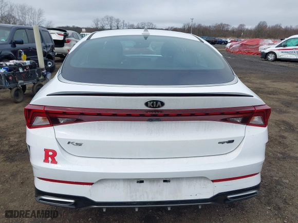 2021 Kia K5 GT-Line with VIN 5XXG64J2XMG056004, listed as a IAAI auction lot 41846041 with 49,185 mi miles. Bid and sale history available at carsss.com. Image 15.