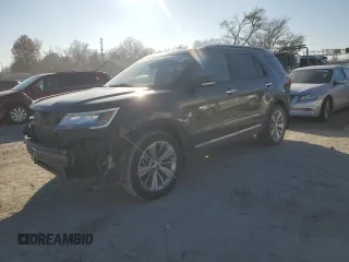 2019 Ford Explorer Limited with VIN 1FM5K8FH1KGB15899, listed as a Copart auction lot 82613044 with 130,417 mi miles and Salvage Title. Bid and sale history available at carsss.com. Image 1.