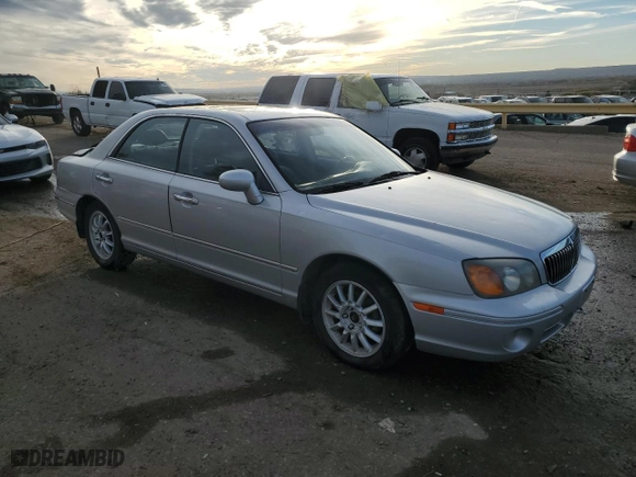 2002 Hyundai XG350 L with VIN KMHFU45E52A182510, listed as a Copart auction lot 79259794 with 145,878 mi miles and Salvage Title. Bid and sale history available at carsss.com. Image 4.