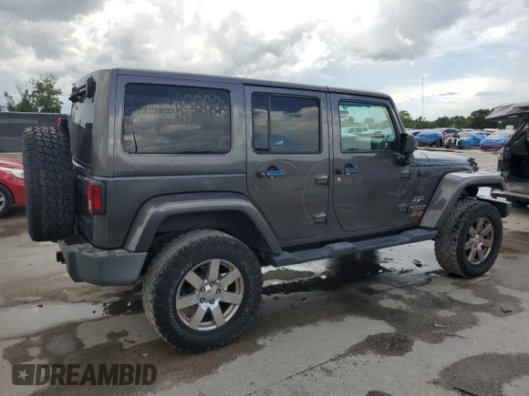 2016 Jeep Wrangler Unlimited 75th Anniversary with VIN 1C4BJWEG3GL216156, listed as a Copart auction lot 62611845 with 87,353 mi miles and Salvage title. Bid and sale history available at DreamBid. Image 3.