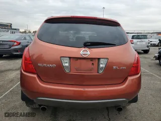 2005 Nissan Murano S with VIN JN8AZ08W95W400960, listed as a Copart auction lot 82008614 with 164,167 mi miles and Salvage Title. Bid and sale history available at carsss.com. Image 6.
