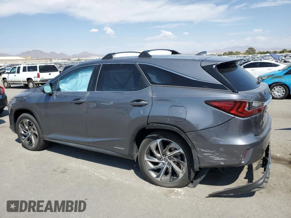 2019 Lexus RX with VIN JTJDGKCA7K2008274, listed as a Copart auction lot 70887954 with 61,256 mi miles and Salvage Title. Bid and sale history available at carsss.com. Image 2.