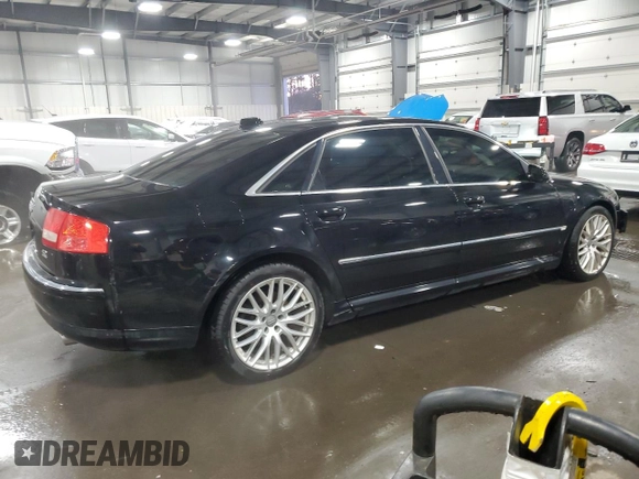2004 Audi A8 with VIN WAUML44E44N013636, listed as a Copart auction lot 85742224 with 157,415 mi miles and Salvage title. Bid and sale history available at DreamBid. Image 3.
