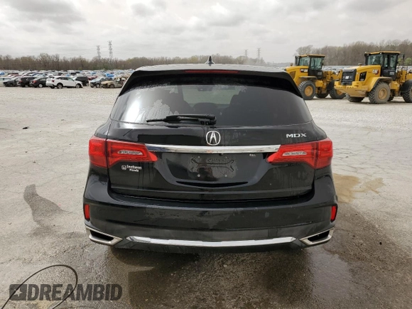 2020 Acura MDX w/Technology Pkg with VIN 5J8YD3H57LL004561, listed as a Copart auction lot 49437885 with 43,334 mi miles and Salvage Title. Bid and sale history available at carsss.com. Image 6.