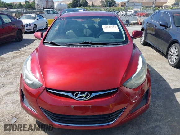 2016 Hyundai Elantra SE with VIN 5NPDH4AE5GH709421, listed as a IAAI auction lot 42349872 with 118,693 mi miles and . Bid and sale history available at DreamBid. Image 12.