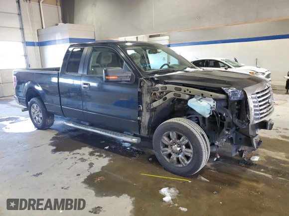 2010 Ford F-150 XL with VIN 1FTFX1CV0AFB16526, listed as a Copart auction lot 45946515 with 224,927 mi miles and Salvage Title. Bid and sale history available at carsss.com. Image 4.