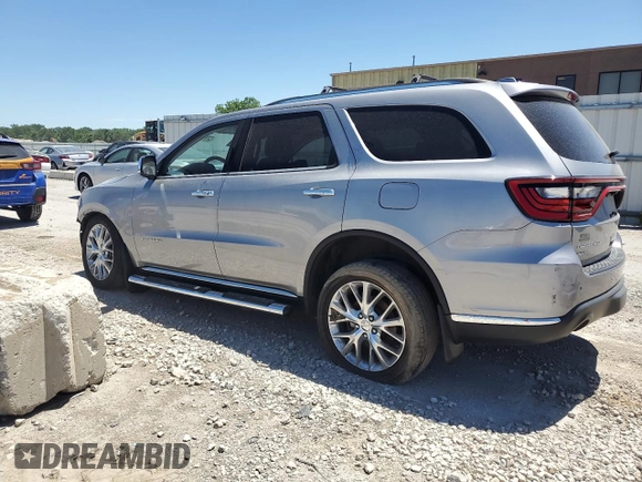 2014 Dodge Durango Citadel with VIN 1C4SDJETXEC451206, listed as a Copart auction lot 57917044 with 139,200 mi miles and Salvage Title. Bid and sale history available at DreamBid. Image 2.