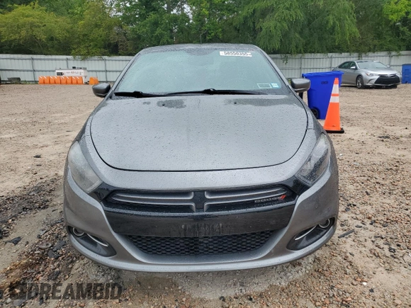 2013 Dodge Dart GT z VIN 1C3CDFCB5DD341592, wystawiony jako Copart lot #58550355 z przebiegiem 123 245 mil mil oraz Czysty tytuł • Clean title. Historia ofert i sprzedaży dostępna na DreamBid. Obrazek 5.