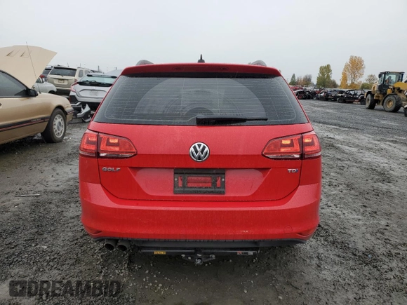 2015 Volkswagen Golf SportWagen TDI SEL with VIN 3VWCA7AU5FM510223, listed as a Copart auction lot 80114794 with 85,654 mi miles and Salvage Title. Bid and sale history available at carsss.com. Image 6.