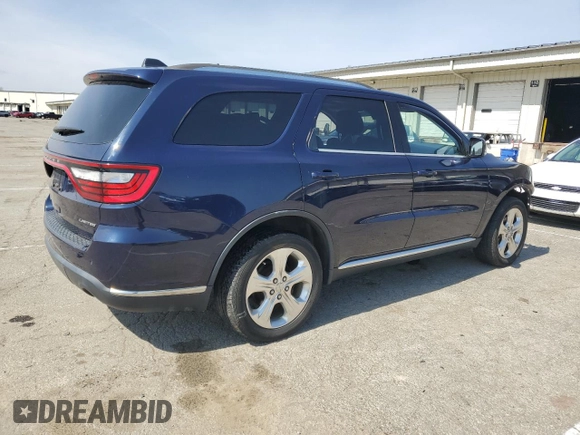 2015 Dodge Durango Limited with VIN 1C4RDJDG8FC938702, listed as a Copart auction lot 51119245 with 74,445 mi miles and Salvage title. Bid and sale history available at DreamBid. Image 3.