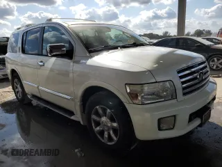2005 Infiniti QX56 z VIN 5N3AA08CX5N804531, wystawiony jako Copart lot #43847445 z przebiegiem 130 074 mil mil oraz Szkoda całkowita • Salvage title. Historia ofert i sprzedaży dostępna na DreamBid. Obrazek 4.