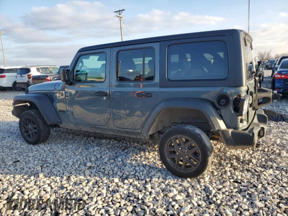 2024 Jeep Wrangler Sport с VIN 1C4PJXKN6RW214949, выставлен на аукционе Copart как лот 83198874 с пробегом 36 851 миль миль и Списание • Salvage title. История ставок и продаж доступна на DreamBid. Изображение 2.