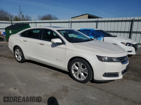 2014 Chevrolet Impala LT with VIN 2G1125S35E9207542, listed as a Copart auction lot 53874915 with 162,794 mi miles and Salvage Title. Bid and sale history available at DreamBid. Image 4.