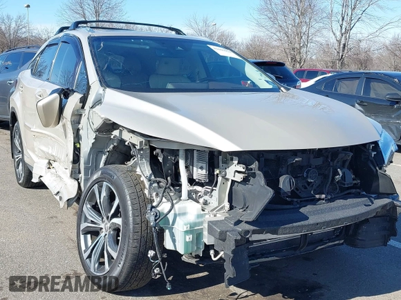 2017 Lexus RX with VIN 2T2BGMCA0HC019290, listed as a IAAI auction lot 41606924 with 45,969 mi miles. Bid and sale history available at carsss.com. Image 1.