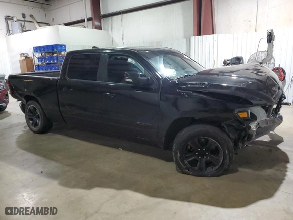 2022 Ram 1500 Big Horn with VIN 1C6RREMT0NN393921, listed as a Copart auction lot 87750085 with 0 mi miles and Salvage Title. Bid and sale history available at carsss.com. Image 4.