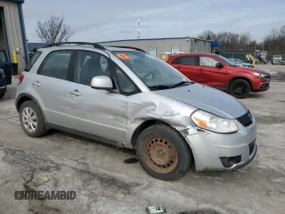 2011 Suzuki SX4 Crossover with VIN JS2YB5A3XB6302887, listed as a Copart auction lot 46149085 with 58,005 mi miles and Salvage Title. Bid and sale history available at carsss.com. Image 4.