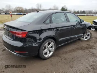 2017 Audi A3 Sedan Premium with VIN WAUAUGFF5H1041806, listed as a Copart auction lot 81846793 with 125,038 mi miles. Bid and sale history available at carsss.com. Image 3.