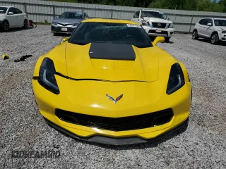 2017 Chevrolet Corvette Z06 1LZ z VIN 1G1YP2D68H5606761, wystawiony jako Copart lot #54241125 z przebiegiem 48 237 mil mil oraz Tytuł czysty. Historia ofert i sprzedaży dostępna na DreamBid. Obrazek 5.