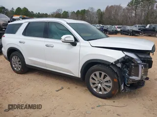 2025 Hyundai Palisade SEL z VIN KM8R24GE1SU830438, wystawiony jako IAAI lot #41794372 z przebiegiem 6 749 mil mil oraz . Historia ofert i sprzedaży dostępna na DreamBid. Obrazek 1.
