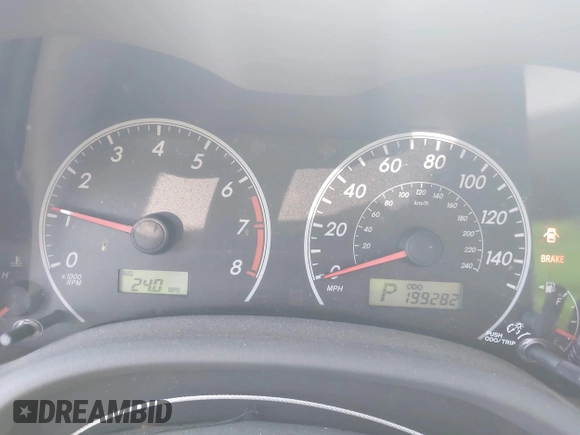 2010 Toyota Corolla with VIN 2T1BU4EE8AC401098, listed as a IAAI auction lot 42357249 with 199,282 mi miles and . Bid and sale history available at DreamBid. Image 7.