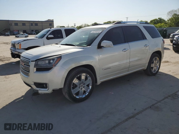 2014 GMC Acadia Denali z VIN 1GKKVTKD2EJ358735, wystawiony jako Copart lot #52299545 z przebiegiem 192 817 mil mil oraz Czysty tytuł • Clean title. Historia ofert i sprzedaży dostępna na DreamBid. Obrazek 1.
