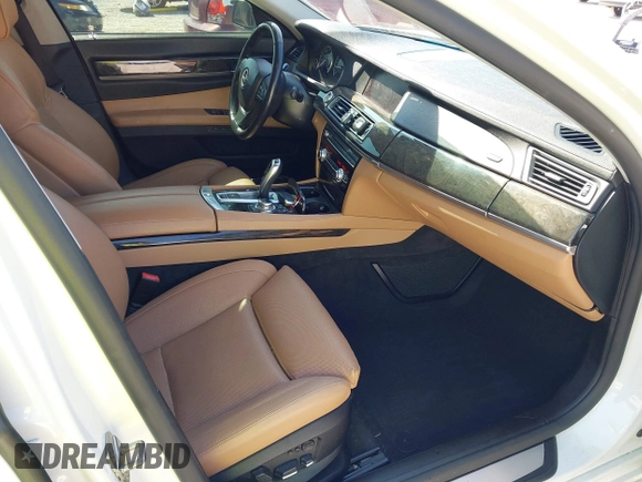 2012 BMW 7 Series 740Li with VIN WBAKB4C53CC576991, listed as a IAAI auction lot 41985643 with 107,416 mi miles and . Bid and sale history available at DreamBid. Image 5.
