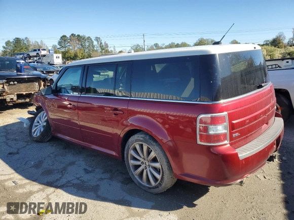 2013 Ford Flex SEL with VIN 2FMHK6C85DBD25938, listed as a Copart auction lot 80495104 with 149,427 mi miles and Salvage Title. Bid and sale history available at carsss.com. Image 2.