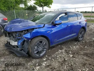 2020 Acura RDX w/A-Spec Pkg z VIN 5J8TC2H65LL028468, wystawiony jako Copart lot #57934875 z przebiegiem Nie podano mil oraz Szkoda całkowita • Salvage title. Historia ofert i sprzedaży dostępna na DreamBid. Obrazek 1.