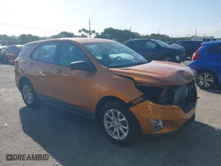 2018 Chevrolet Equinox LS with VIN 2GNAXHEV3J6144919, listed as a IAAI auction lot 41721018 with 88,192 mi miles. Bid and sale history available at carsss.com. Image 1.