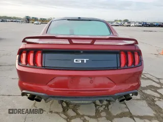 2019 Ford Mustang GT with VIN 1FA6P8CFXK5105693, listed as a Copart auction lot 50537475 with 69,543 mi miles and Salvage Title. Bid and sale history available at carsss.com. Image 6.