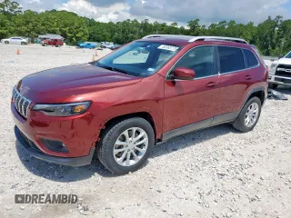 2019 Jeep Cherokee Latitude with VIN 1C4PJLCB3KD297092, listed as a Copart auction lot 62063775 with 107,374 mi miles and Salvage title. Bid and sale history available at DreamBid. Image 1.
