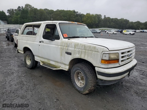 1995 Ford Bronco Custom with VIN 1FMEU15H2SLA42231, listed as a Copart auction lot 71931184 with 0 mi miles and Clean Title. Bid and sale history available at carsss.com. Image 4.